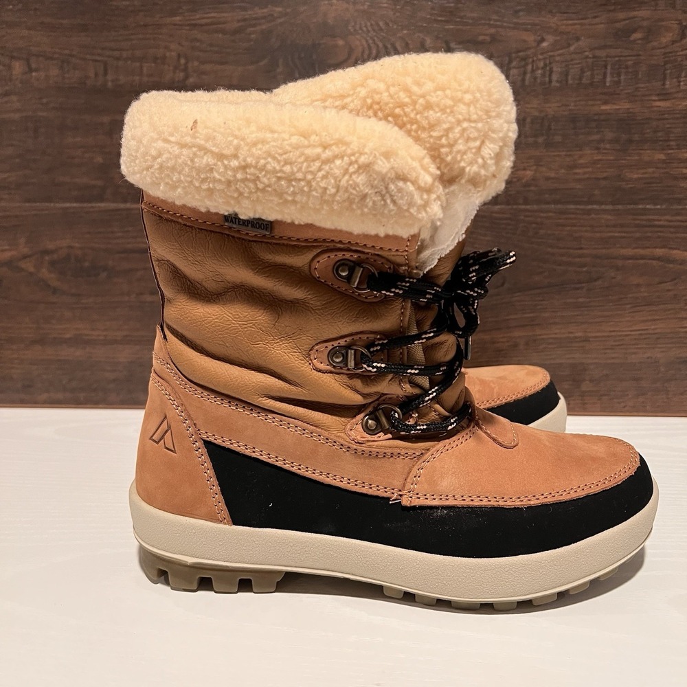 Alpine Design Women's Sofia 2.0 Winter Boots AD21WCW001-TAN, SIZE 6.5 $99.00